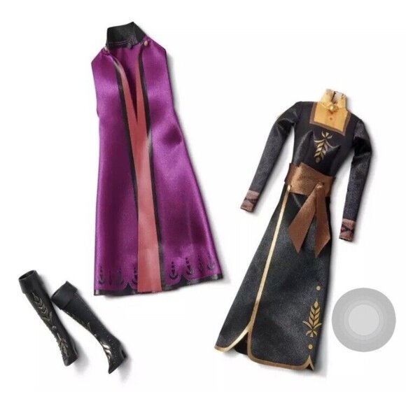 FROZEN~DISNEY PRINCESS ANNA W/ BRUSH CLASSIC DOLL & ACCESSORY PACK SET - Picture 3 of 9